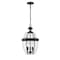 Z-Lite Westover 3 Light Outdoor Chain Mount Ceiling Fixture, Black & Clear Beveled 580CHB-BK - alternate 6